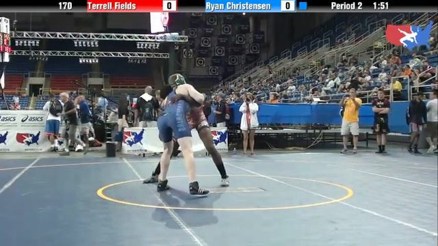 Fargo 2012 170 RR2: Terrell Fields (Pennsylvania) vs. Ryan Christensen (Washington) смотреть онлайн