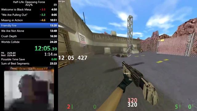 Half-Life: Opposing Force Speedrun in 24:12.959 смотреть онлайн