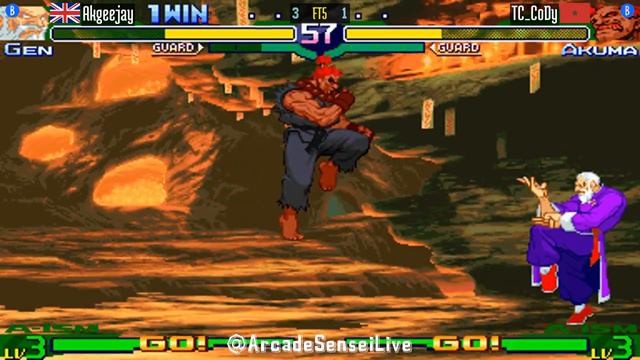 FT5 @sfa3: Akgeejay (GB) vs TC_CoDy (MA) [Street Fighter Alpha 3 Fightcade] Feb 10 смотреть онлайн