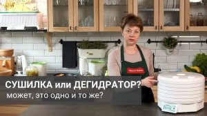 Сравнение сушилки и дегидратора