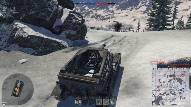 War Thunder #044 (PC/DX11) - Hill crawling with Dicker Max on Frozen Pass nets 5 kills смотреть онлайн
