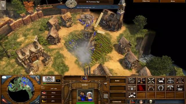 Прохождение Age of Empires 3 (III): The WarChiefs. Миссия 9: Defend The Colony (Act 2) смотреть онлайн