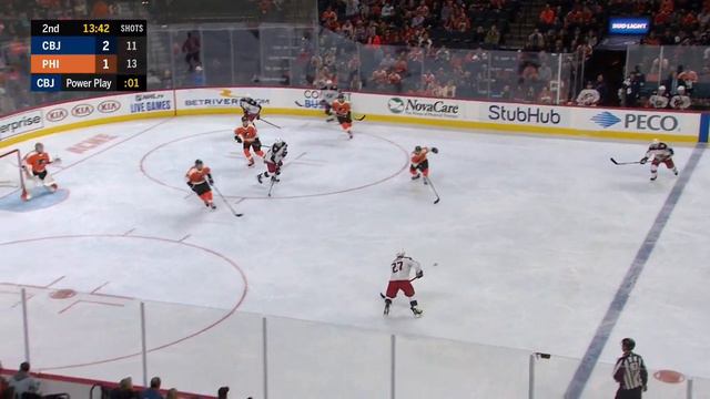 Joonas Korpisalo Back-to-Back Breakaway Saves vs. Flyers (Oct. 26, 2019) смотреть онлайн