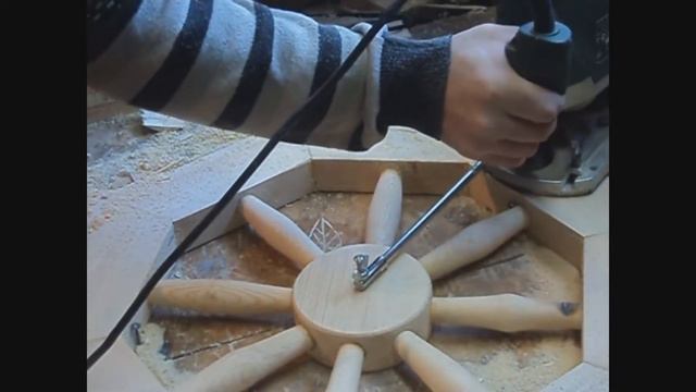 Люстра своими руками в виде колеса. смотреть онлайн