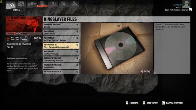 GHOST RECON WILDLANDS EXTRA - CARTIZA KINGSLAYER FILES смотреть онлайн
