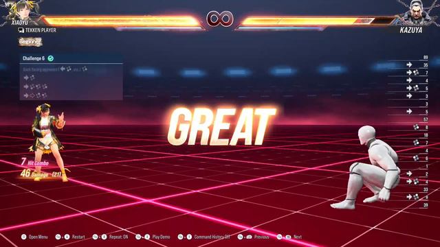 Tekken 8 - Lin Xiaoyu Combo Challenge Complete (1-11) + Input смотреть онлайн