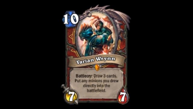 Behold the Armies of Stormwind! - Varian Wrynn - Hearthstone смотреть онлайн