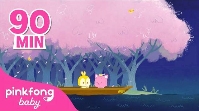 【90min】 Bedtime Lullabies And Relaxing Music | Sleep Sounds For Baby | @PinkfongBaby