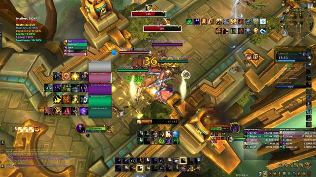 WOW DRAGONFLIGHT - DISCIPLINE PRIEST - Atal Dazar MYTHIC+ 27 - SEASON 3 - WEEK 7 My team dispel all смотреть онлайн