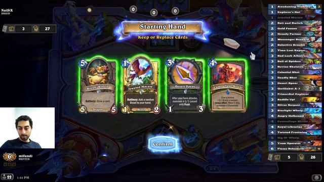Saddle Up! 12 Win Hunter Hearthstone Arena Run смотреть онлайн