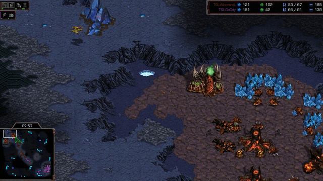 GoOdy (P) v Incontrol (Z) on Othello - StarCraft - Brood War REMASTERED смотреть онлайн