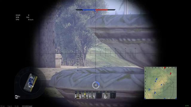 War Thunder Leopard gunsight bug demo смотреть онлайн