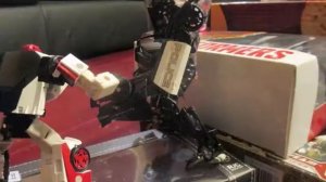 Transformers Stop Motion- Prowl and Red Alert vs Barricade Duel of the Emergency Vehicles