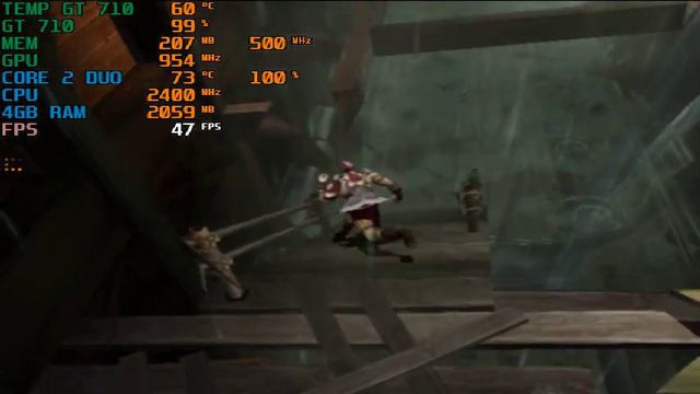 TESTE GOD OF WAR 1 (PCSX2) - GT710 1GB + INTEL CORE 2 DUO E8400 + 4GB RAM DDR2 смотреть онлайн