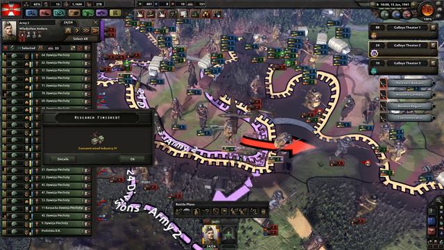 GERMAN STALEMATE [5] Poland - Hearts of Iron 4 HOI4 Paradox Interactive смотреть онлайн