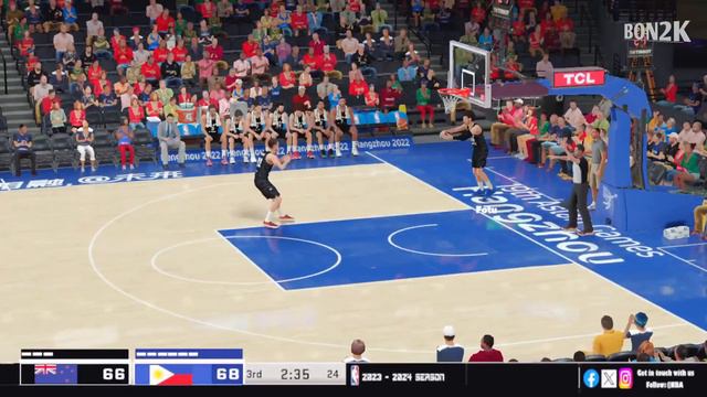 LIVE NOW! Gilas Pilipinas vs New Zealand | FIBA ASIA CUP | FEBUARY 11, 2024 | FIBA2K CPU VS CPU смотреть онлайн