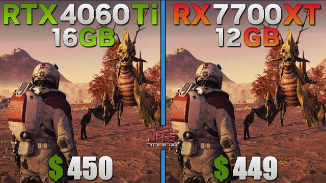 ТЕСТ - RTX4060TI 16GB VS RX7700XT 12GB