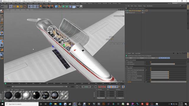 Falke SF 28 3D Model Rigged for C4D смотреть онлайн