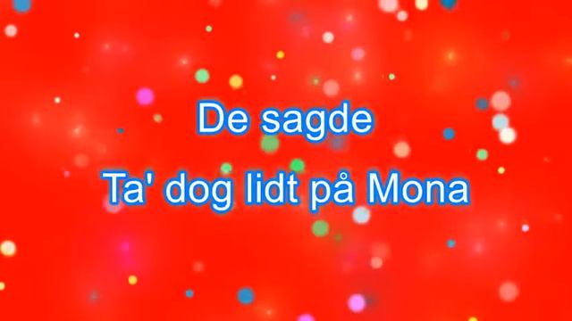 Søren Kragh Jacobsen Kender du det Mona Mona Karaoke смотреть онлайн