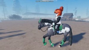 ROBLOX/Влог на конюшне.