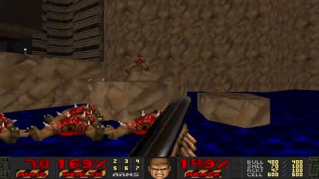 Doom Core Trilogy Playthrough - MAP19: Mountain Stronghold смотреть онлайн