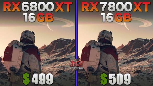 ТЕСТ - RX6800XT 16GB VS RX7800XT 16GB