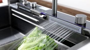 Мойка кухонная с водопадом Savol S SC001