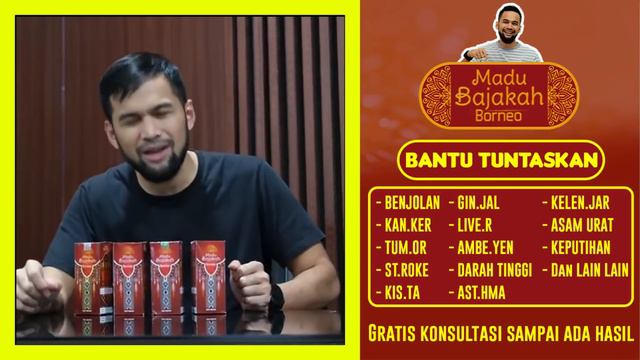 Madu Bajakah Borneo Teuku Wisnu Promo Gratis Ongkos Kirim Se Indonesia смотреть онлайн