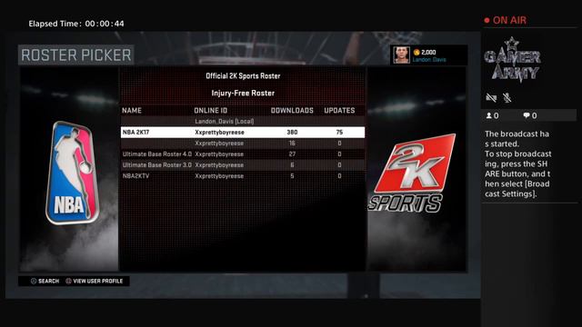 How to get Nba 2k17 Roster on Nba 2k16 смотреть онлайн