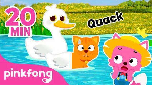 Quack? Let's find the Animal Sound in Farm & Jungle | Story for Kids | Pinkfong Official смотреть онлайн