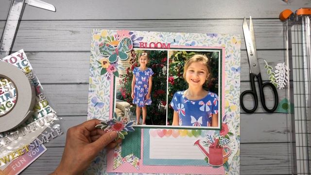 Scrapbook Process Video #1 - Bloom