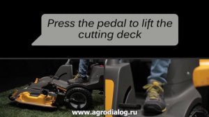 Садовые райдеры Stiga Park – удобное обслуживание косильной деки