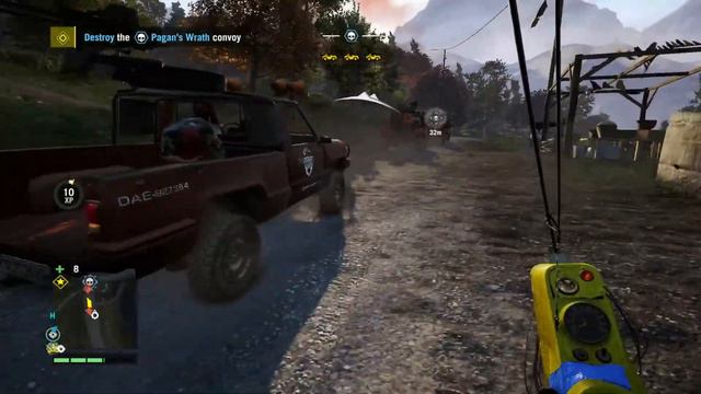 Far Cry 4: Pagan's Wrath Convoy with Gyrocopter смотреть онлайн
