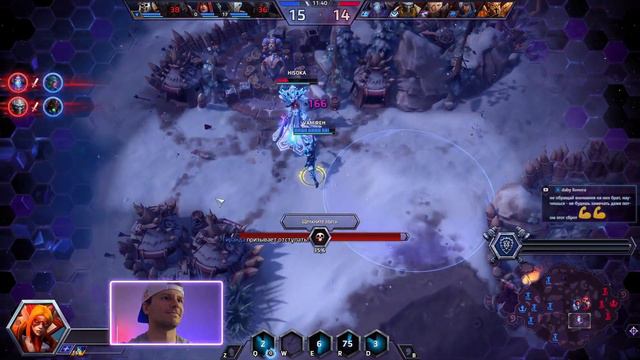 Тиранда перехилит любого #heroesofthestorm #hots #хотс #хирософзесторм #moba #tyrande #тиранда