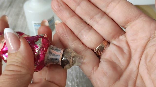 Реставрация ёлочных игрушек.