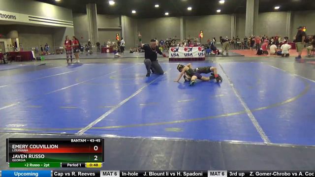 Bantam 43-45 Javen Russo Georgia Vs Emery Couvillion Louisiana смотреть онлайн