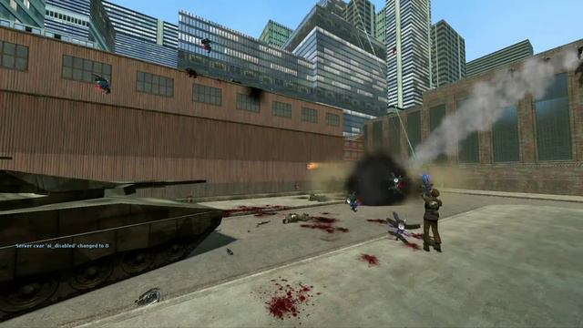 GMOD NPC Battle | Ambushed By Metrocops