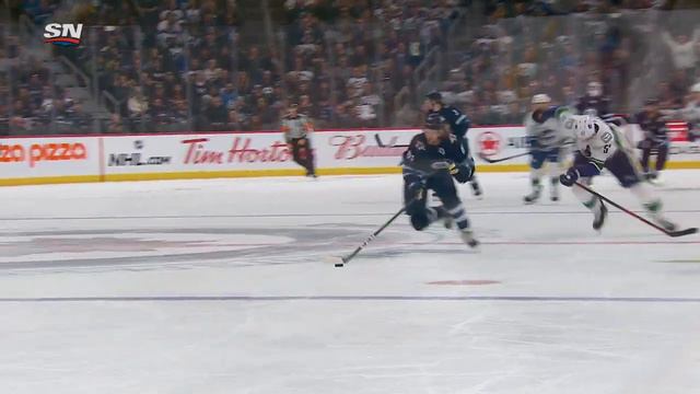 Kyle Connor Strips Tyler Myers Of Puck, Dekes Out Thatcher Demko To Score смотреть онлайн