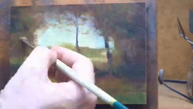 Study by M Francis McCarthy of: An Autumn Afternoon by George Inness смотреть онлайн