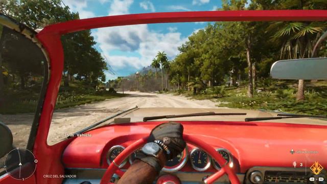 Far Cry 6 . Engel Galleon Convertible 1959 . Test Drive . 4K 60fps. смотреть онлайн