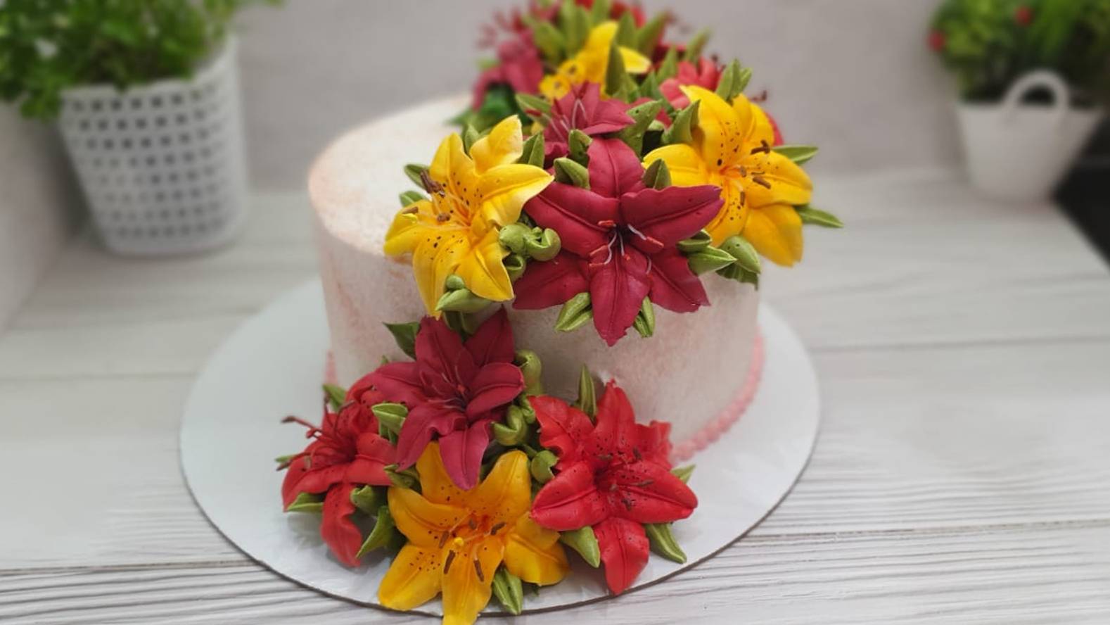 Лучшие лилии из крема! смотреть онлайн