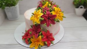 Лучшие лилии из крема!