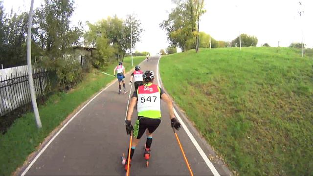 Дружеская осенняя лыжероллерная гонка в Марьино 26.09.2020 смотреть онлайн