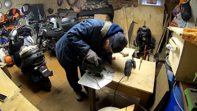 Гидрокрыло на лодочный мотор Suzuki DF6AS своими руками. Размеры и схема изготавления. смотреть онлайн