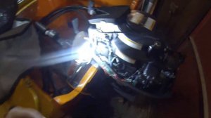 Штатный выпрямитель, стабилизатор напряжения на моторе Ямаха 9,9-15 2017г выпуска