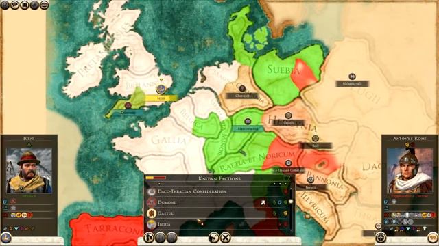 Total War: Rome 2 Emperor Edition Imperator Augustus Iceni Campaign #25 смотреть онлайн