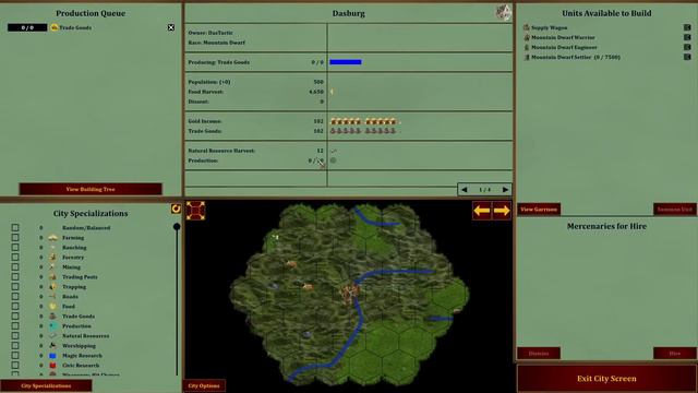 DEITY EMPIRES ~ 01 Mountain Dwarf City смотреть онлайн