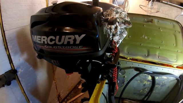 Лодочный мотор Mercury F3,5MH - Докатка на Прогресс и для покатушек на малых озерах смотреть онлайн