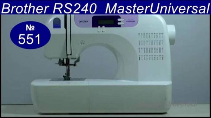 Швейная машина периодически стучит, как найти неисправность и ослабить нижнюю нитку. Видео № 551.