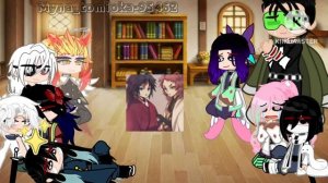 hashiras react to giyu tomioka ||01/01|| ft. sanegiyu ||kny-demon slayer ||gc||